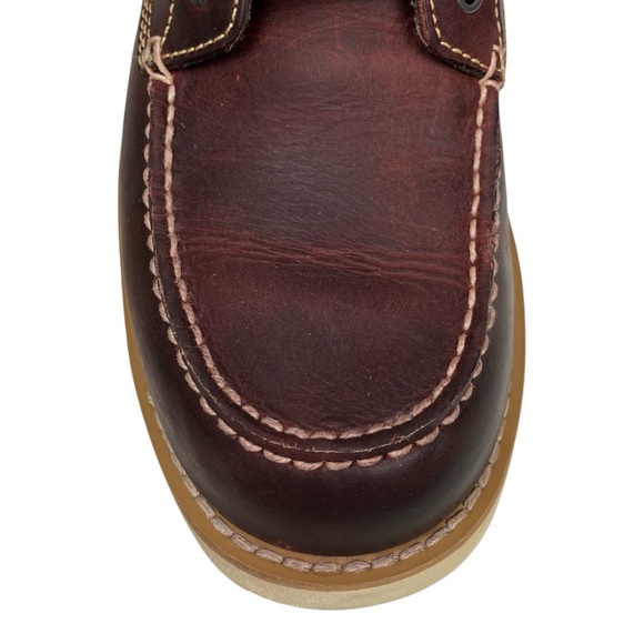 NWOB Eastland Men's Oxblood Leather Lumber Up Moc Toe Boots Size 9.5D - Picture 12 of 16